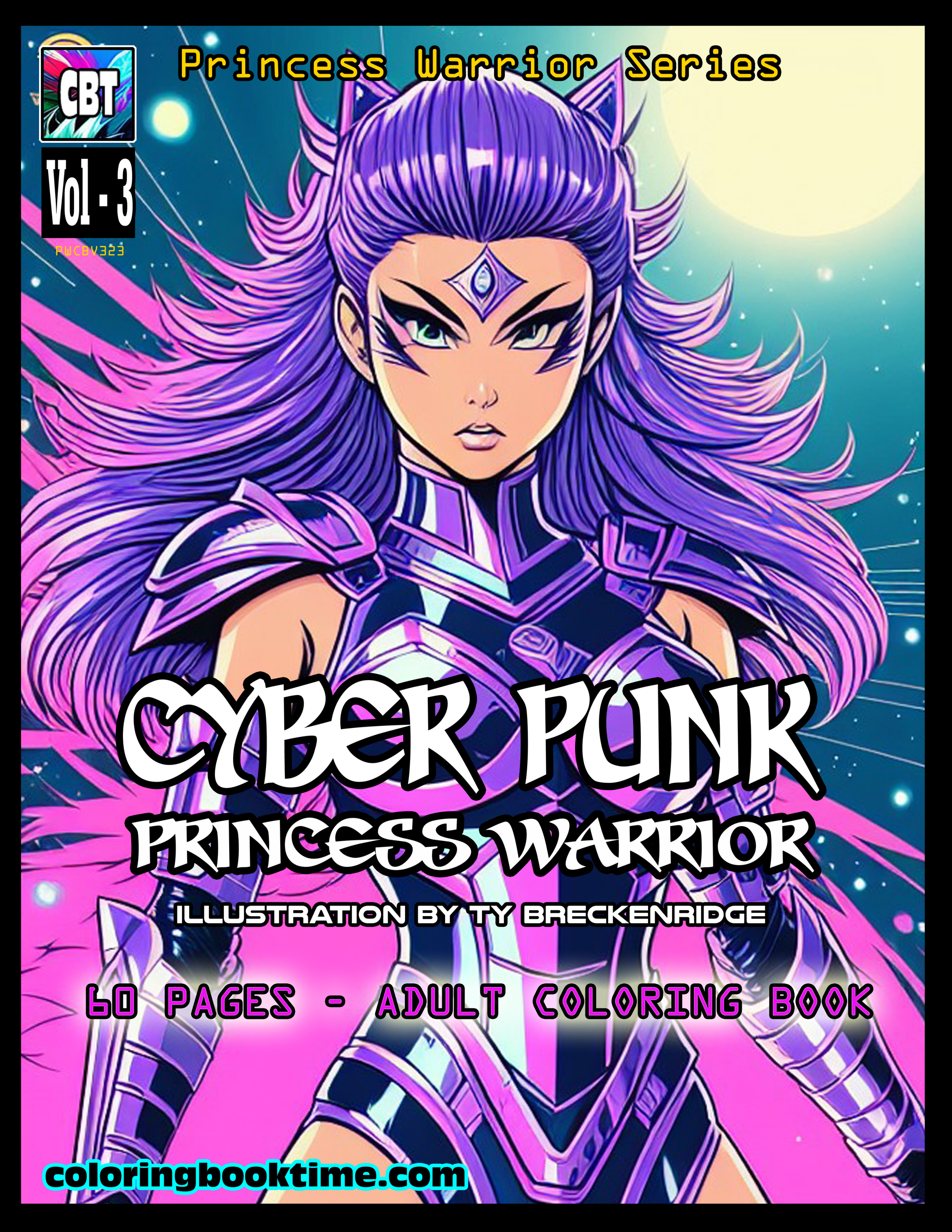 Cyber Punk Princess Warrior - Vol 3 Front Cover Img