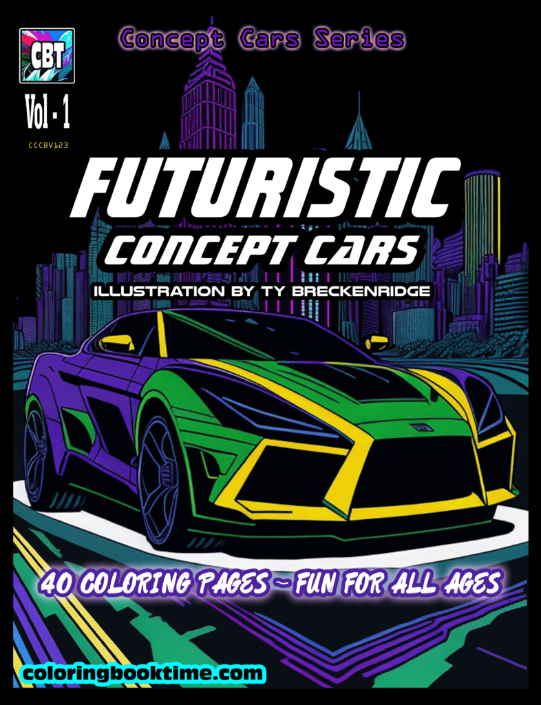 Futuristic Concept Cars Front cover