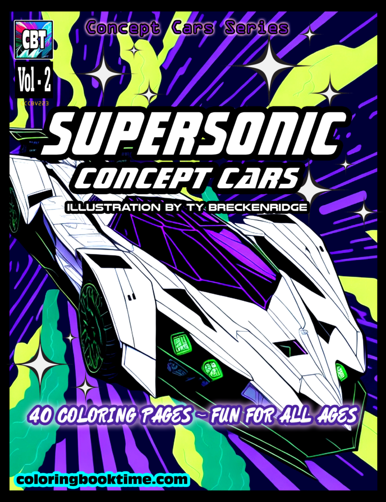 Supersonic Concept Cars Front Cover Image